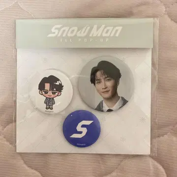 SnowMan POP-UP 와타나베 쇼타 캔 배지 와타나베 쇼타