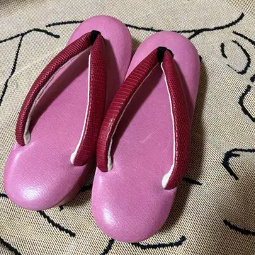 핑크 조리 쿠션 포함