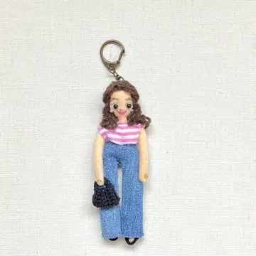 인형 참 백참 기프트 보더 백 키링