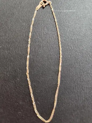 미사용 새상품 k10YG 팔찌 16cm