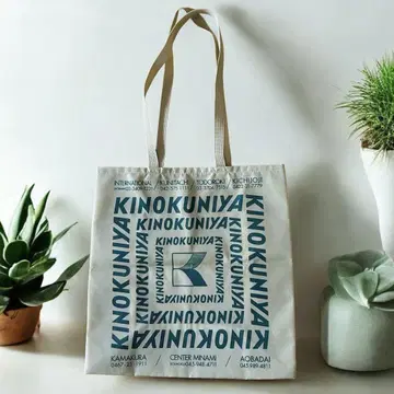 초 레어 구 로고 새상품급 킨노쿠니야 KINOKUNIYA 에코백 토트백