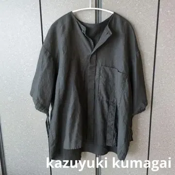 kazuyukikumagai 린넨 셔츠 SIZE 3