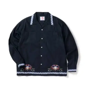 SON OF THE CHEESE 사이드워크 셔츠 네이비 4
