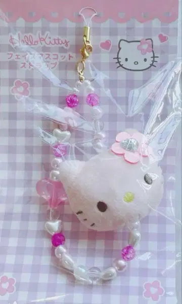 새상품 HelloKitty FANTASY 페이스 마스코트 스트랩