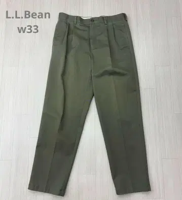 L.L.Bean 엘엘빈 투 턱 테이퍼드 팬츠 w33
