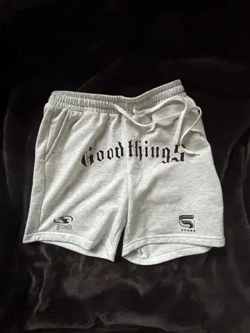 Good things 프린트 그레이 숏팬츠