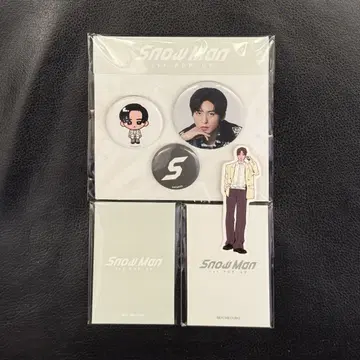 Snow Man 메구로 렌 한국 한정판 POPUP 굿즈 4세트