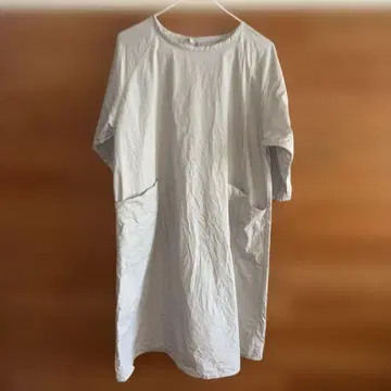 나카가와 마사시치 상점 그레이 7부 소매 원피스