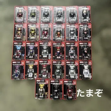 해피 복권 MARVEL @RBRICK 베어브릭상 27체 세트