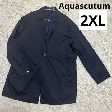 빅 사이즈 Aquascutum 하프 자켓 코트 2XL