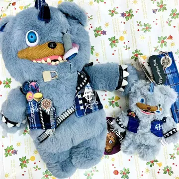 USJ 해미곰 펑크 봉제 인형 & 키체인 세트