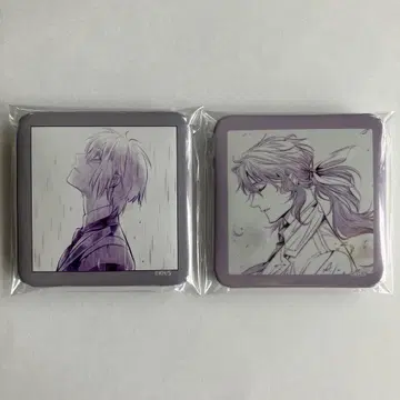 D.Gray-man 정사각형 캔뱃지 아렌 마나 정사각형 캔뱃지