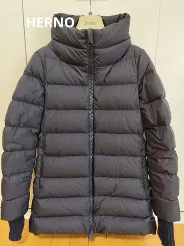 HERNO 다운 자켓 샤모니 네이비 38 현행 모델