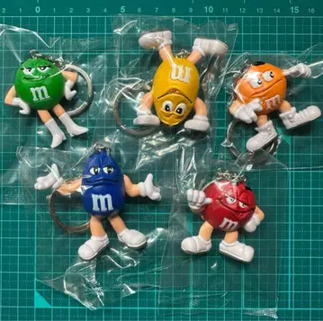 M&M's PVC 키링 키체인 5개 세트 엠앤엠즈 B