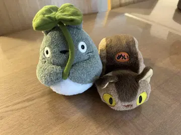 토토로와 고양이 버스 봉제 인형 세트