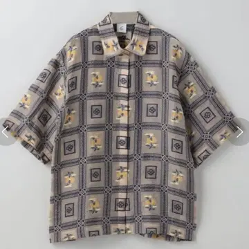 6(ROKU) SUKE CUT JACQUARD SHIRT