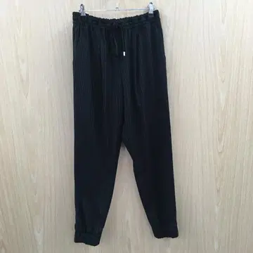 로이스크레용 스트라이프 패턴 이지 팬츠 F0904A02