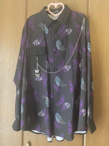 acdcrag 뼈 나비 셔츠