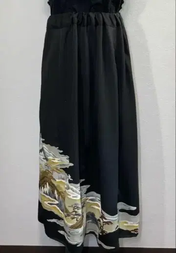 전통 예복 기모노 스커트 허리밴딩 N작