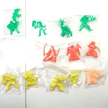 A4 세트 사무라이 스피릿 나코루루 지우개 캡슐 토이 가챠가챠