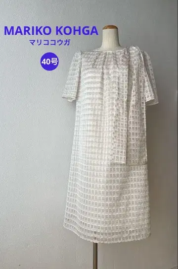 MARIKO KOHGA 마리코코우가 컬러 포멀 원피스 40호 사이즈