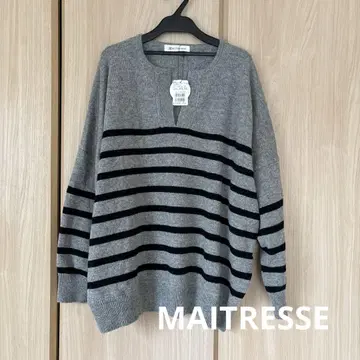 [ MAITRESSE ] 미사용 새상품 니트 그레이