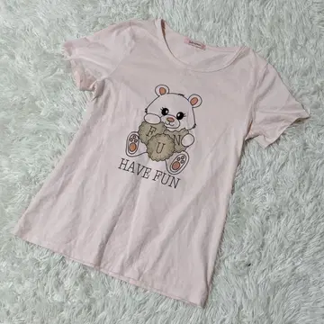 [ c5929 ] tutu anna 반팔 셔츠 곰 귀여운