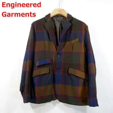 스테디셀러 엔지니어드 가먼츠 울 체크 앤더슨 버 자켓