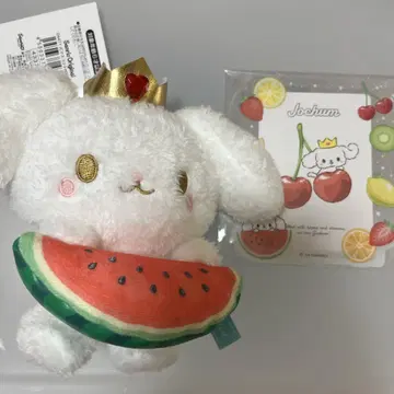 JO1 시로이와 루키 JOCHUM ruru 후르츠 봉제 인형 경질 케이스