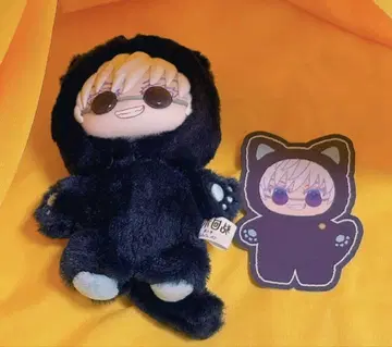 주술회전 중국 봉제 인형 CAT 고죠 사토루 카드 포함