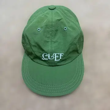 CLEF 자수 로고 그린 캡