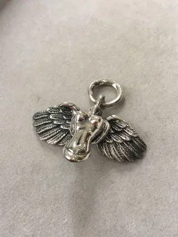 [새상품] silver925 엔젤 윙 펜던트 탑 각인 있음