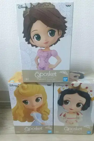 새상품 미개봉 Qposket 웨딩 라푼젤 백설공주 오로라 공주