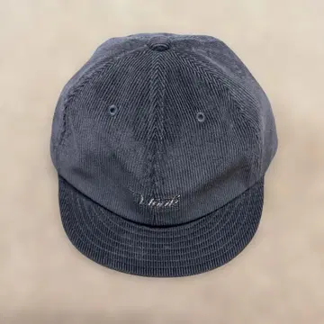 다크 그레이 코듀로이 캡