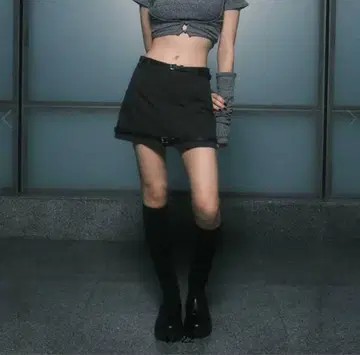 melt the lady w belt mini skirt