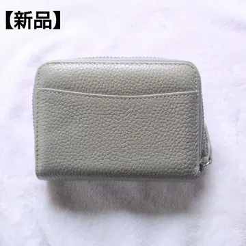 [ 새상품 ] 카드 케이스 지갑 컴팩트 소 가죽 모스그린