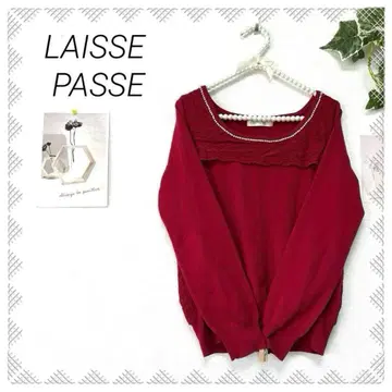 5009-2 레스 빠세 LAISSE PASSE 레이스 절개 니트