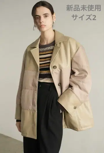CLANE LEATHER SWITCHING OVER JACKET