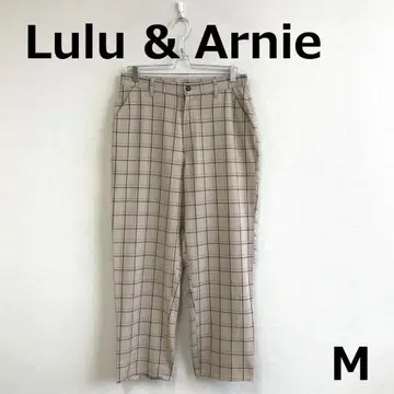 A0904A06 [ Lulu & Arnie ] 체크 무늬 팬츠