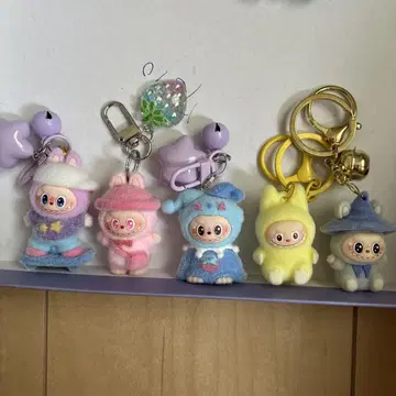 귀여운 LABUBU 키링 5개 세트
