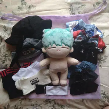 SUGA 윤기 마스터님 옷 갈아입기 봉제 인형 20cm