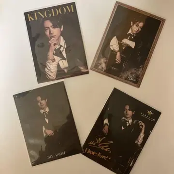 삼대째 JSB NAOTO 포토 카드 4장 세트 시크릿 킹덤