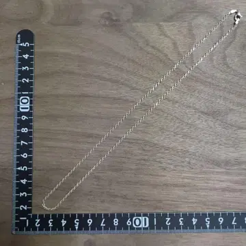 하와이안 주얼리 실버 로프 체인 약 45cm
