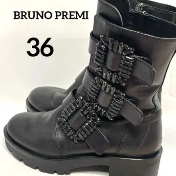 BRUNO PREMI 블루노프레미 부츠 23cm 상당 블랙 신발