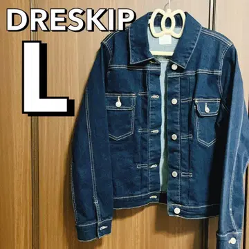 [ 새상품급 ] DRESKIP 드레스키프 데님 자켓 L 사이즈