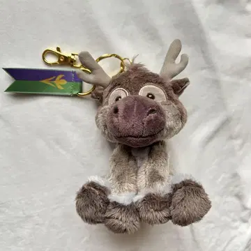 디즈니 스토어 안나 스벤 키링 키체인