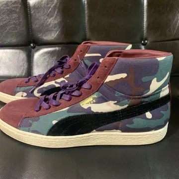 PUMA (푸마) 카모플라쥬 스웨이드 하이컷 스니커즈 28cm