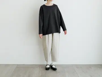 오로네 하르니아 롱 슬리브 차콜 그레이