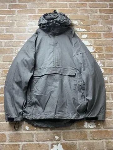 아노락 후드티 밀리터리 후드티 오버 사이즈 하프 지퍼 구제 의류