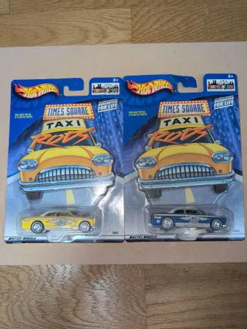 Hot Wheels 타임스퀘어 택시 2대 세트